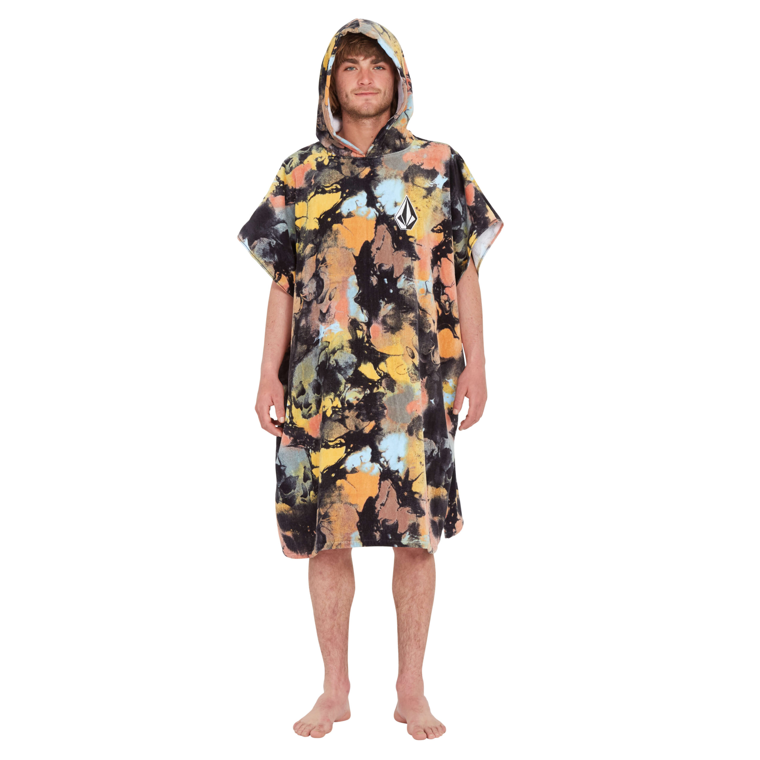 Poncho Volcom - ROOK CHANGING TOWEL - Dawn Yellow -D6712203 (1)
