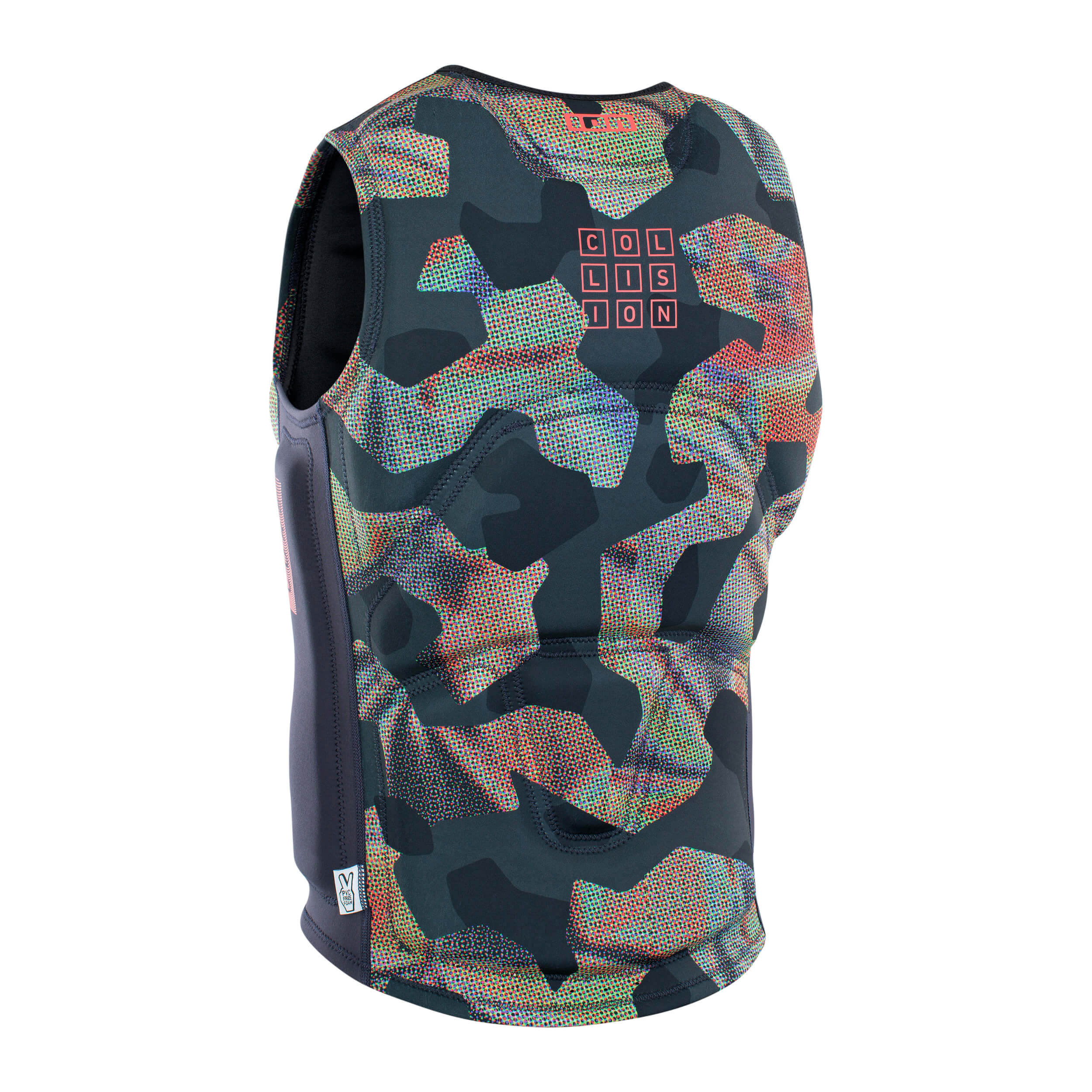 Kamizelka ION Collision Vest Core Front Zip – Camo - FP - 48222-4161 (2)