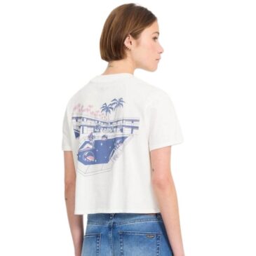 Koszulka VOLCOM 26 F Pocket Dial - Vintage White (1)