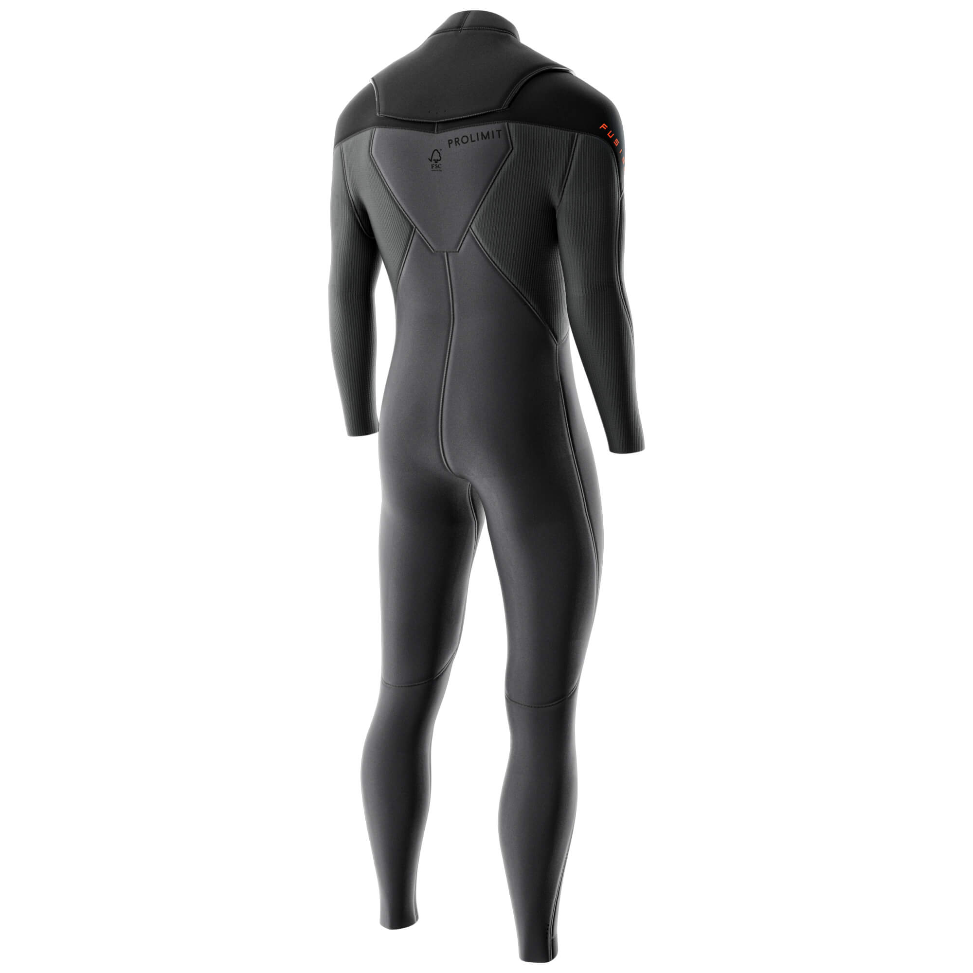 Pianka Prolimit Fusion z zamkiem z przodu – freezip – Black (2)