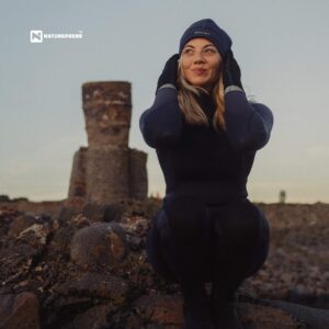 Pianka damska Prolimit Flare FZ-X z zamkiem z przodu - Blue - plener