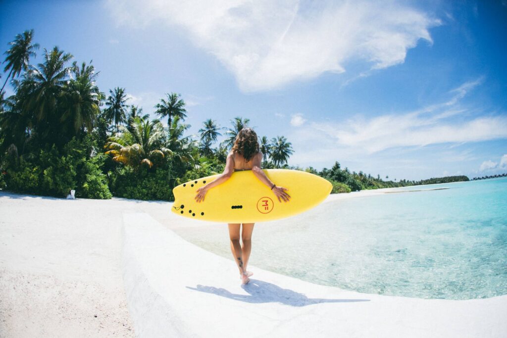 Deski surfingowe Mick Fanning Softboards - plener