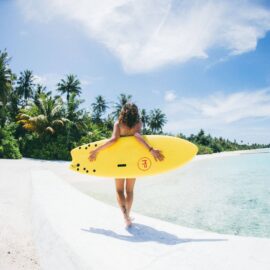 Deski surfingowe Mick Fanning Softboards - plener