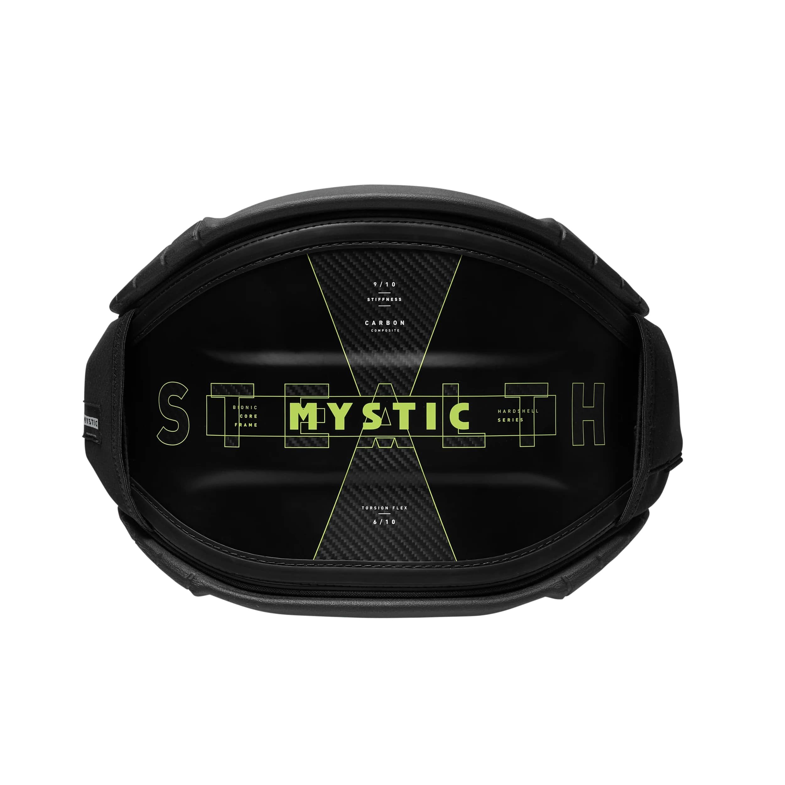 Trapez kite Mystic Stealth 25 - Black-Lime
