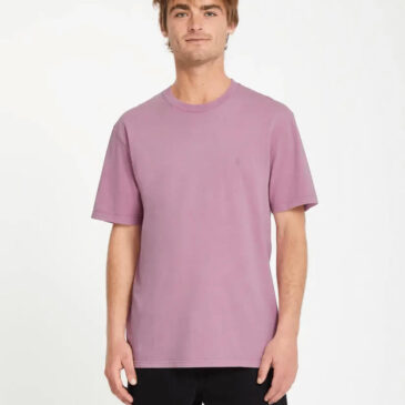 Koszulka VOLCOM 23 Men Solid Stone Emb - Steel_Purple (3)