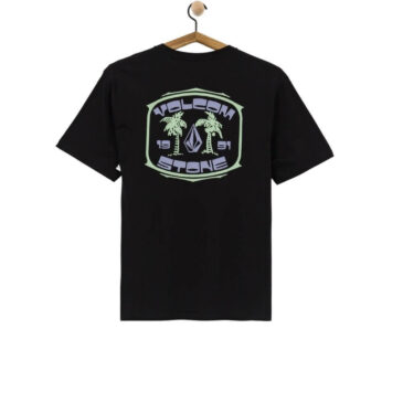 Koszulka VOLCOM 26 91 Palm Bsc - Black (1)