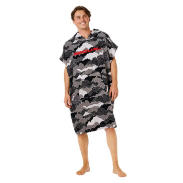 Poncho Rip Curl FUN TIMES - Black-Grey - 01KMTO_97 (1)
