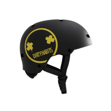 Kask Mystic Vandal Pro Helmet Dirty Habits - Black Yellow (1)