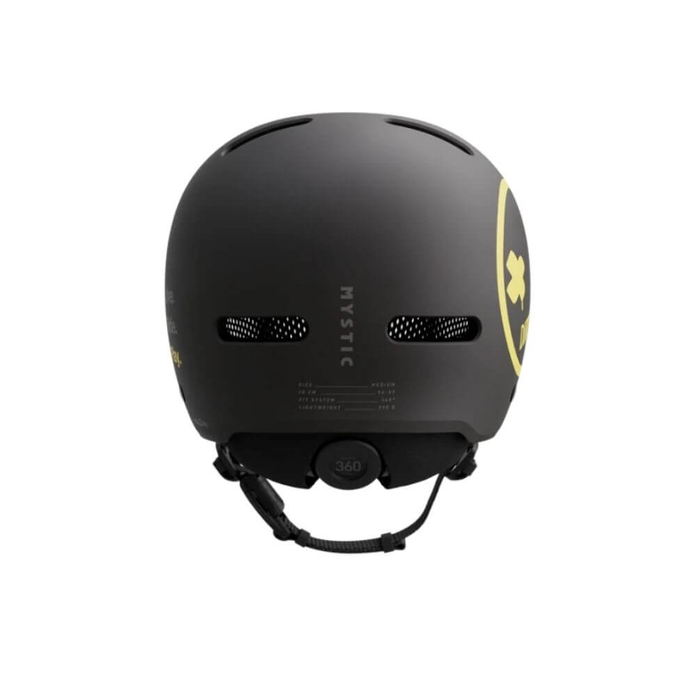 Kask Mystic Vandal Pro Helmet Dirty Habits - Black Yellow (3)