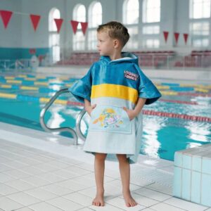 Poncho welurowe dla dzieci Wave Hawaii - Looney Tunes (3)