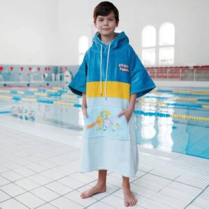 Poncho welurowe dla dzieci Wave Hawaii - Looney Tunes (4)