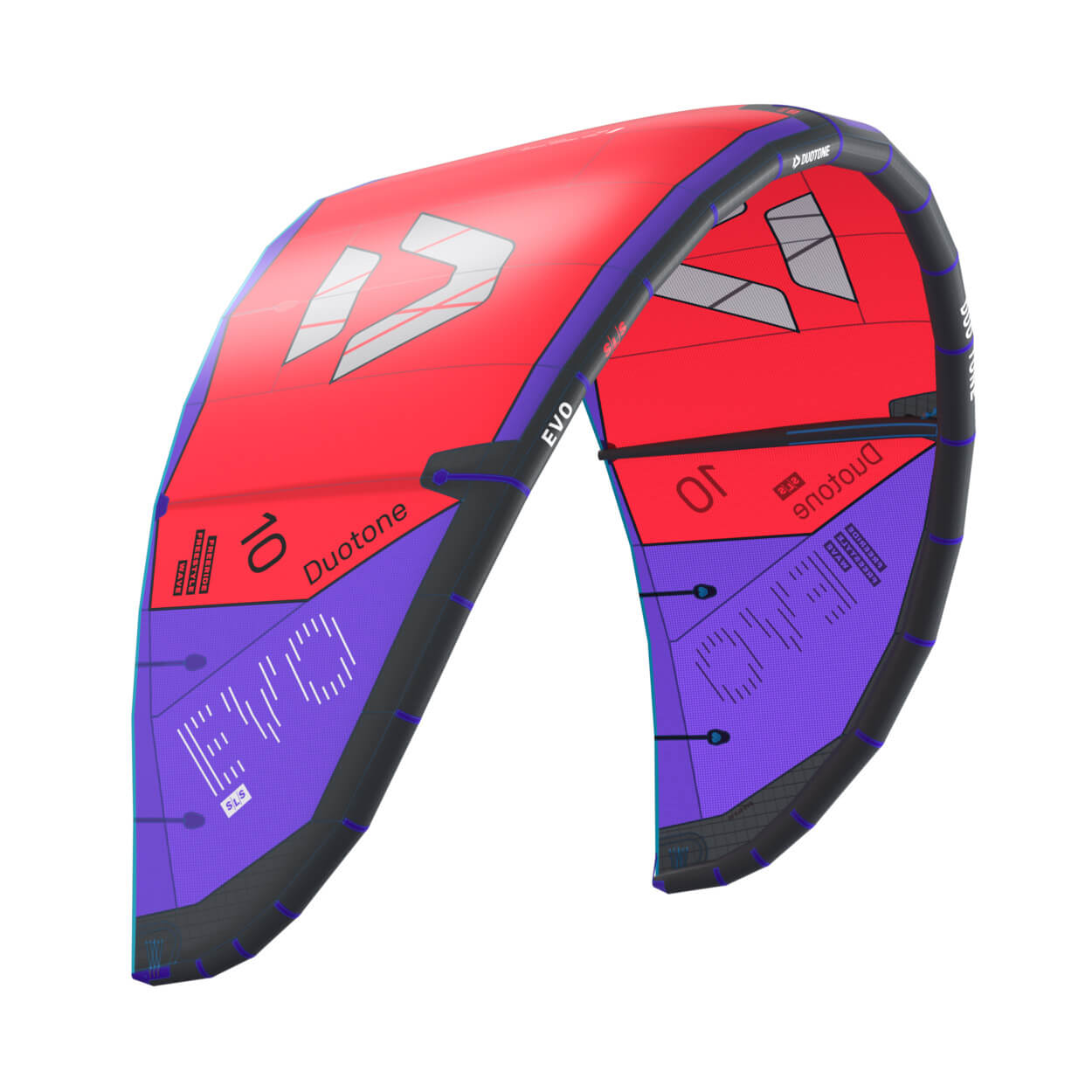 Latawiec Duotone Evo SLS 2027 - C10-red-purple 2