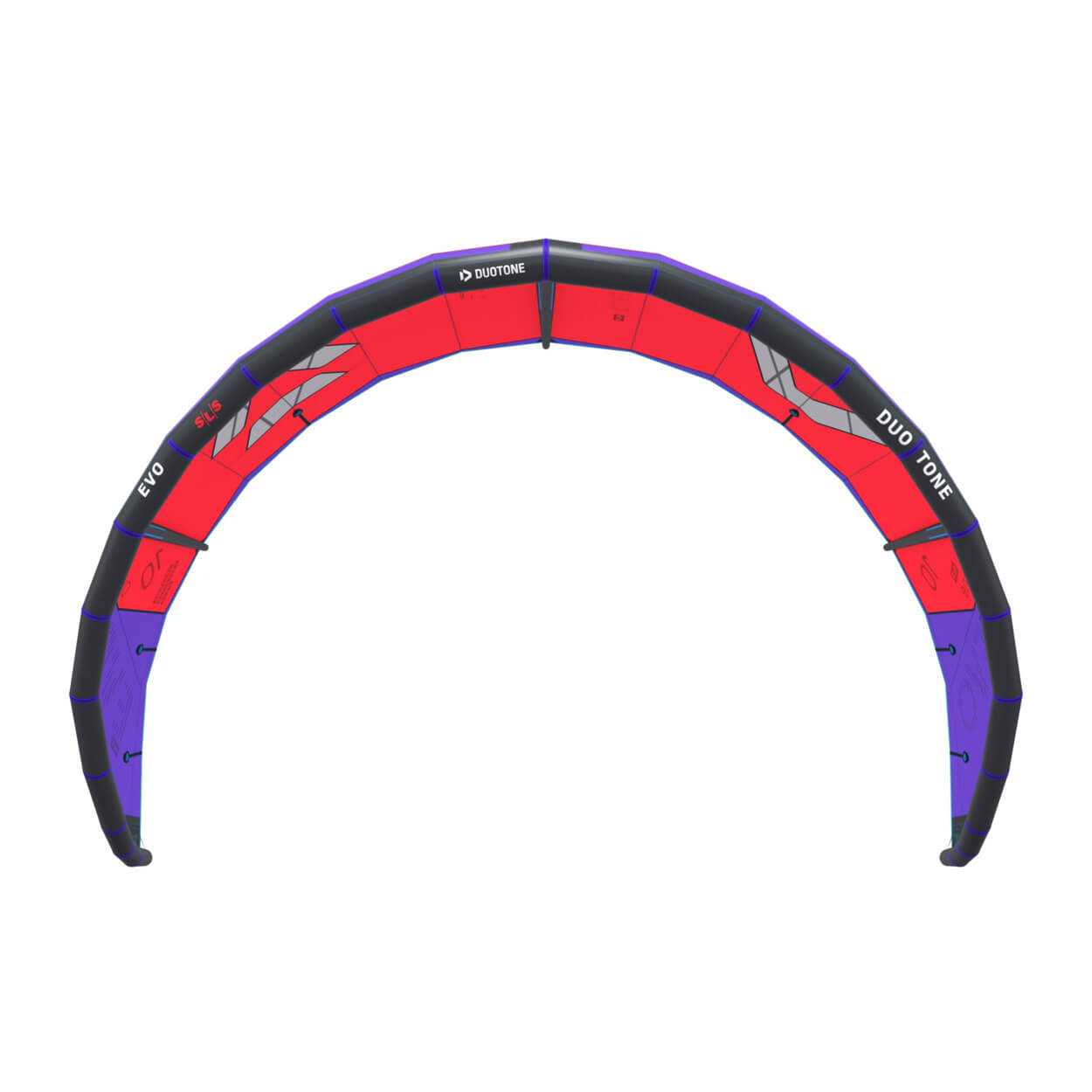 Latawiec Duotone Evo SLS 2027 - C10-red-purple - front